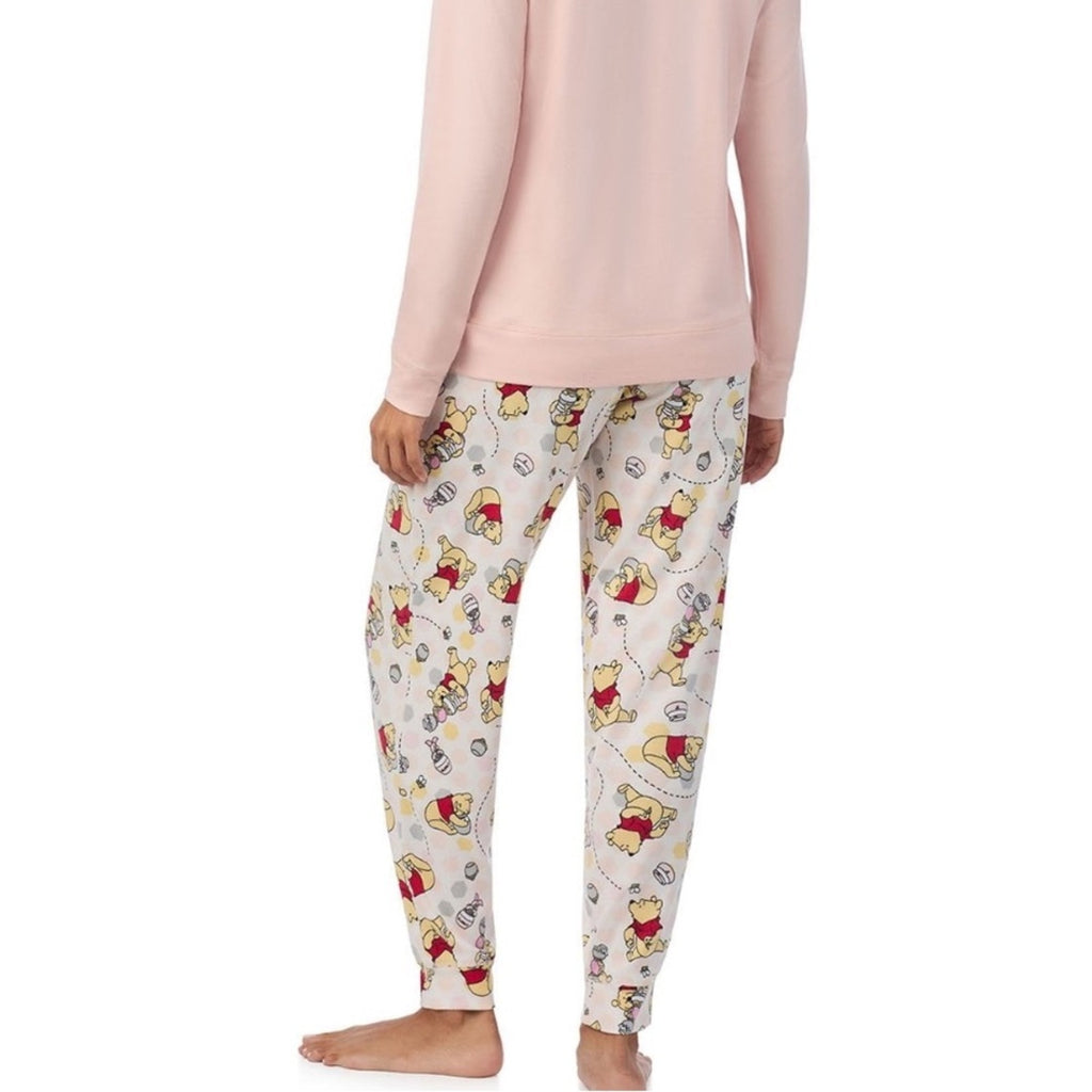Disney woman’s Winnie the Pooh XL Pajama Set - Pink and Yellow