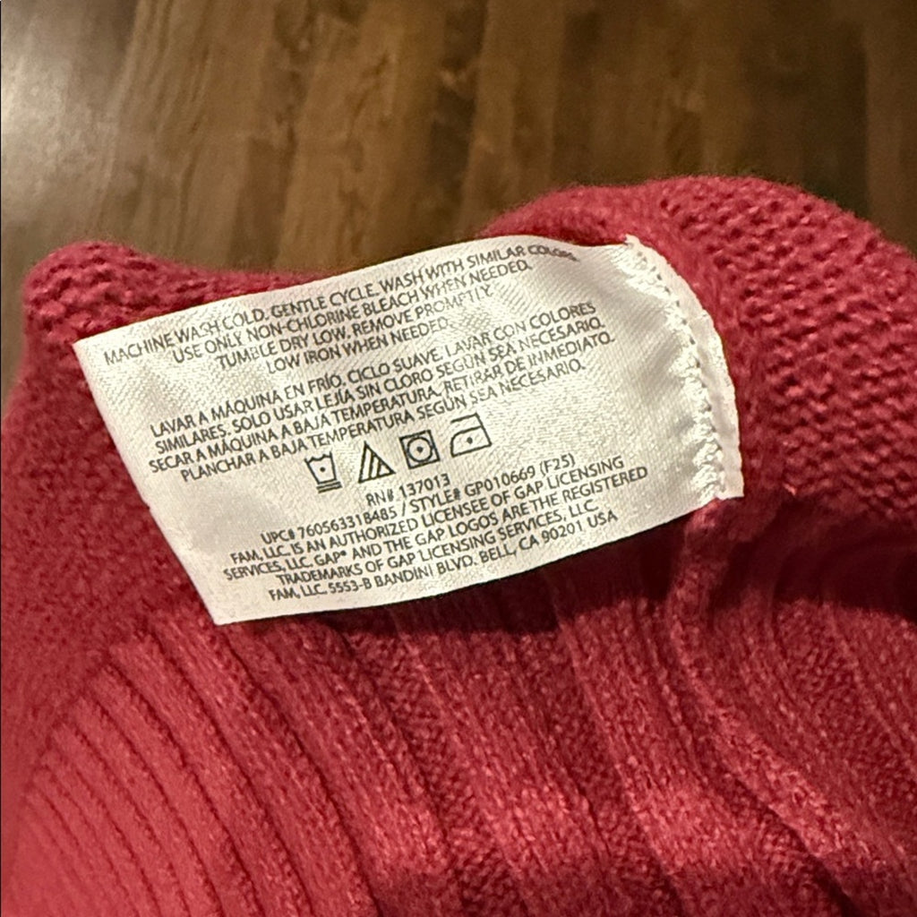 Gap Women's Red Sweater xl cozy new