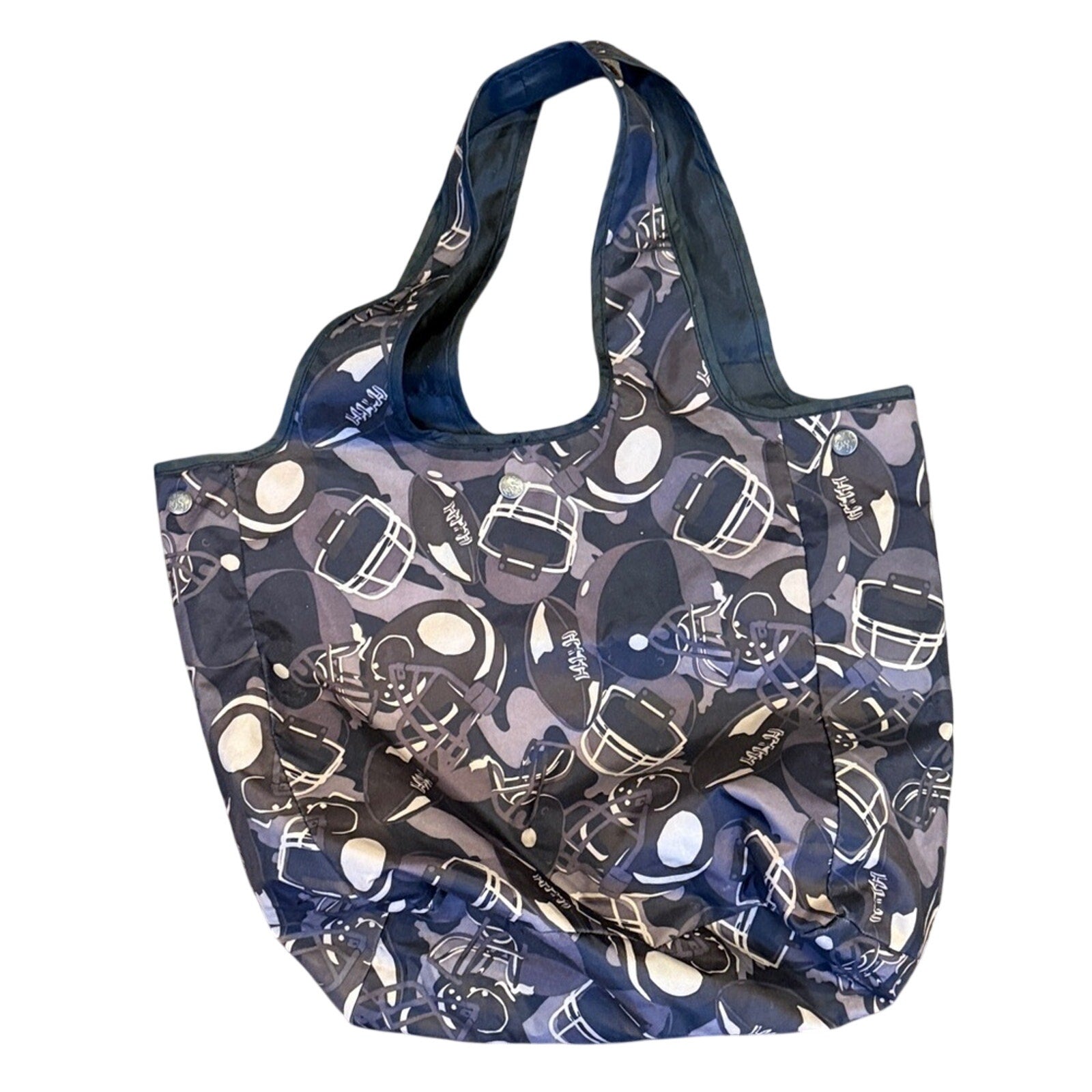 football womans childrens Place Black and Gray Sports Tote Bag