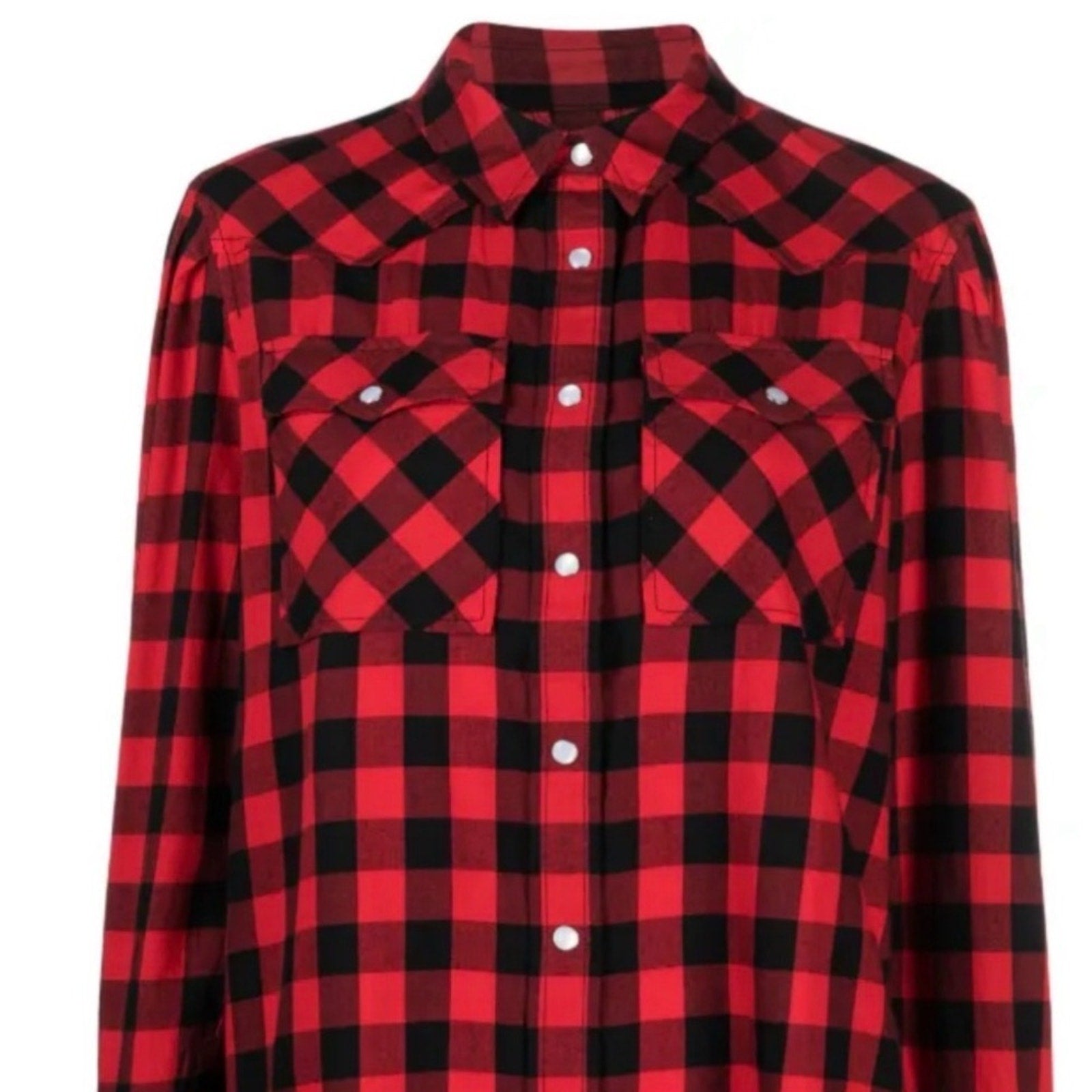 woolrich mens Red and Black Plaid Shirt button down size small NWT