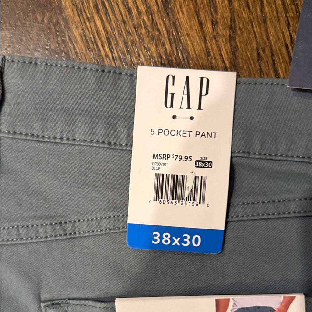 GAP Slate blue 5 Pocket Pants men’s pants slim fit 38x30