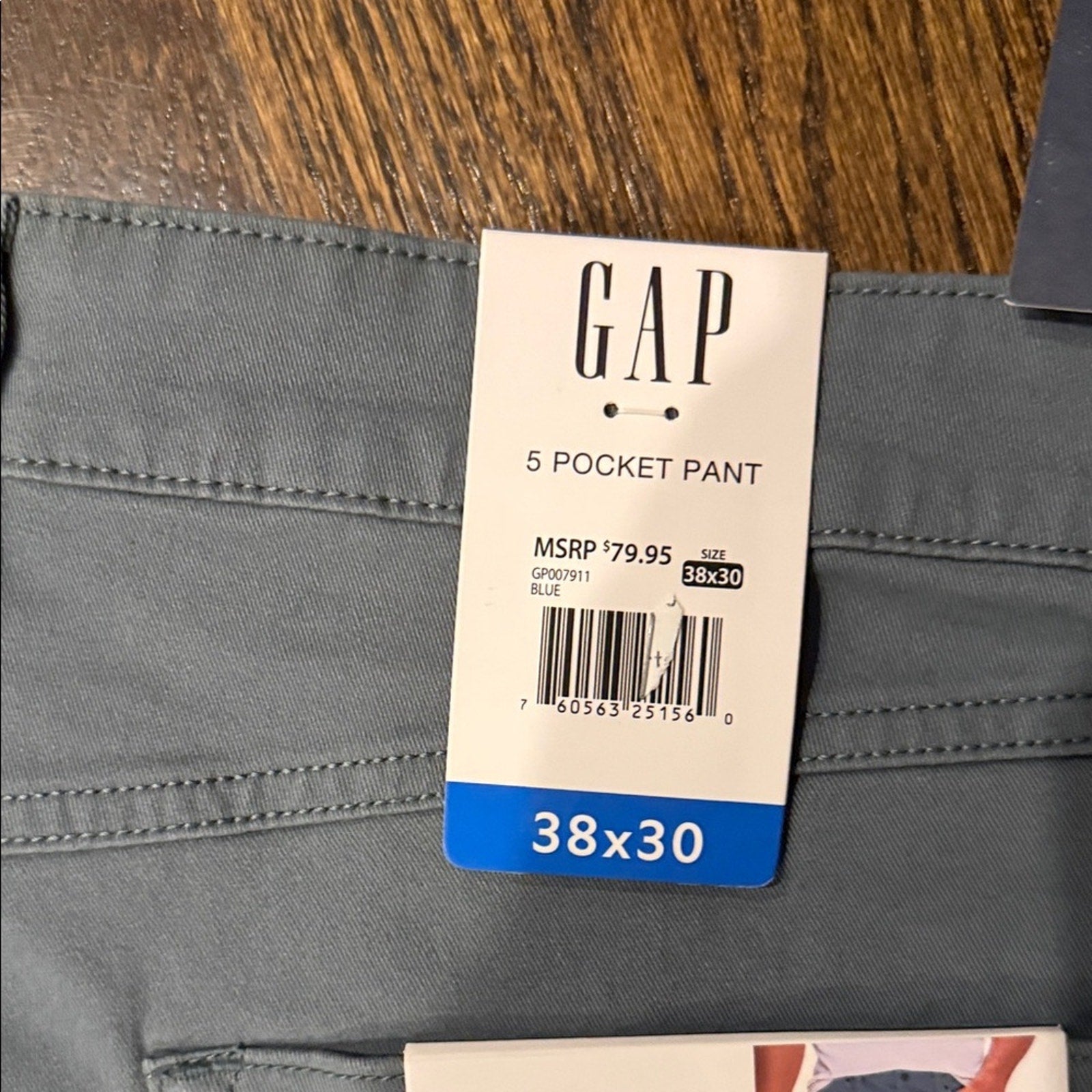GAP Slate blue 5 Pocket Pants men’s pants slim fit 38x30
