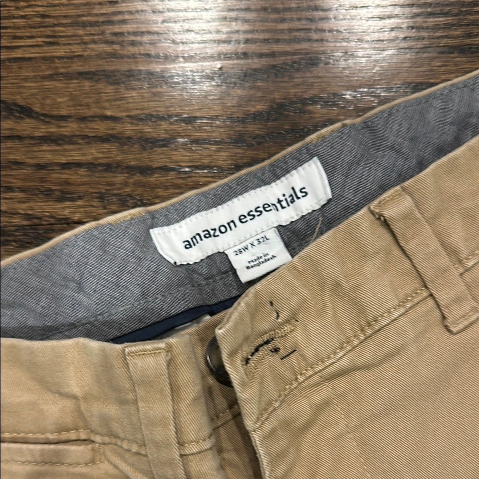 Men's Tan Pants Amazon 28x32 see photos