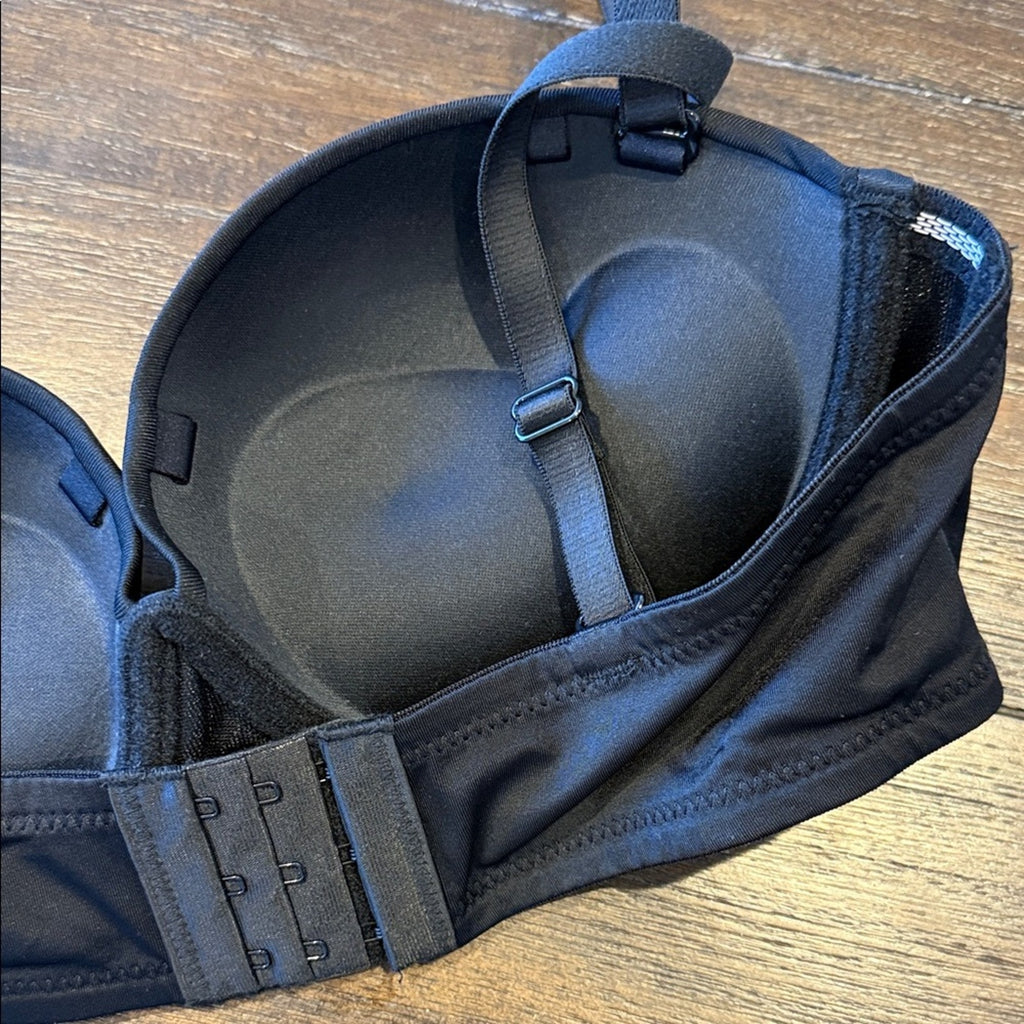 34C Strapless Bra multi way bra infinity adjustable straps or strapless black