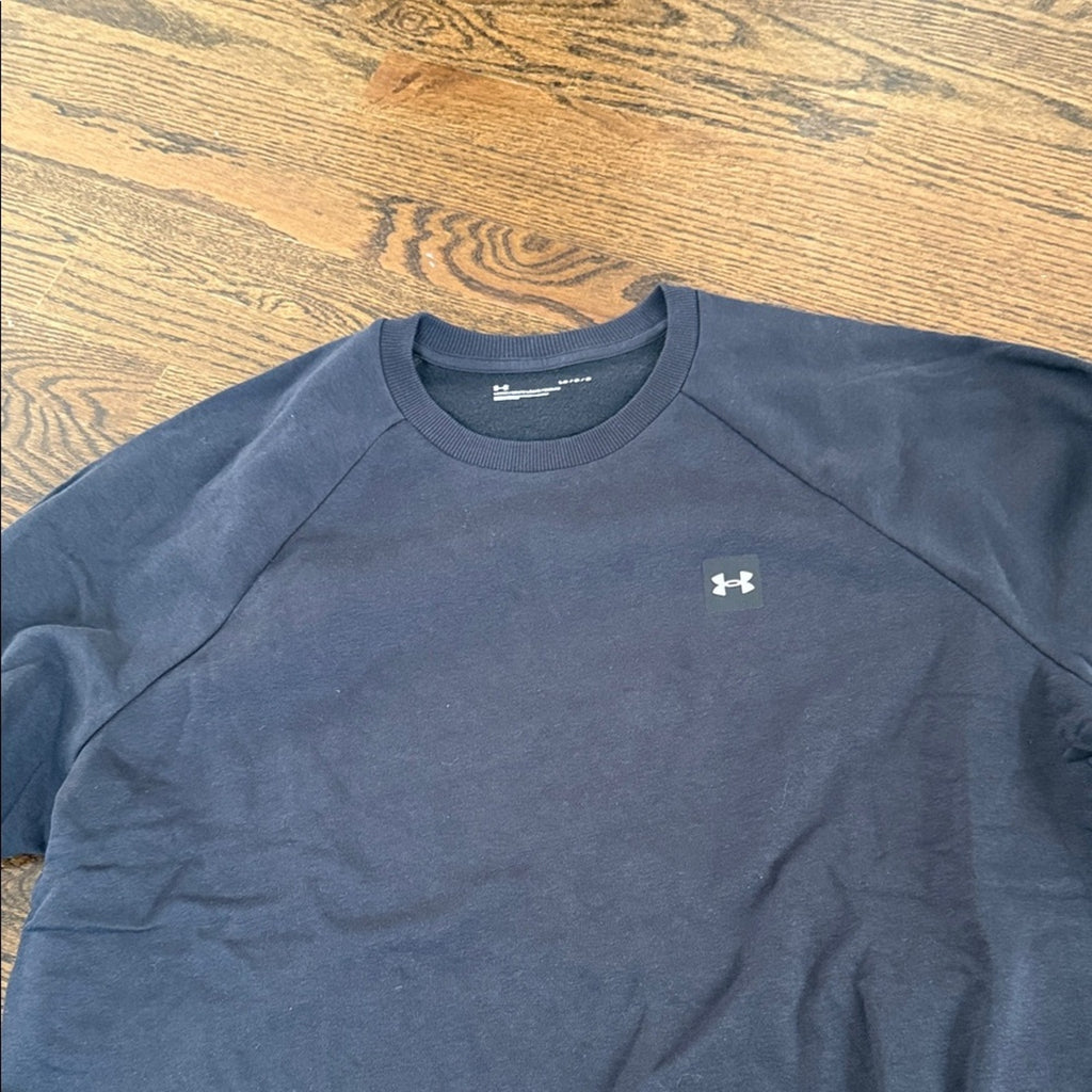 Under Armour Men's black Crewneck Sweater sweatshirt large