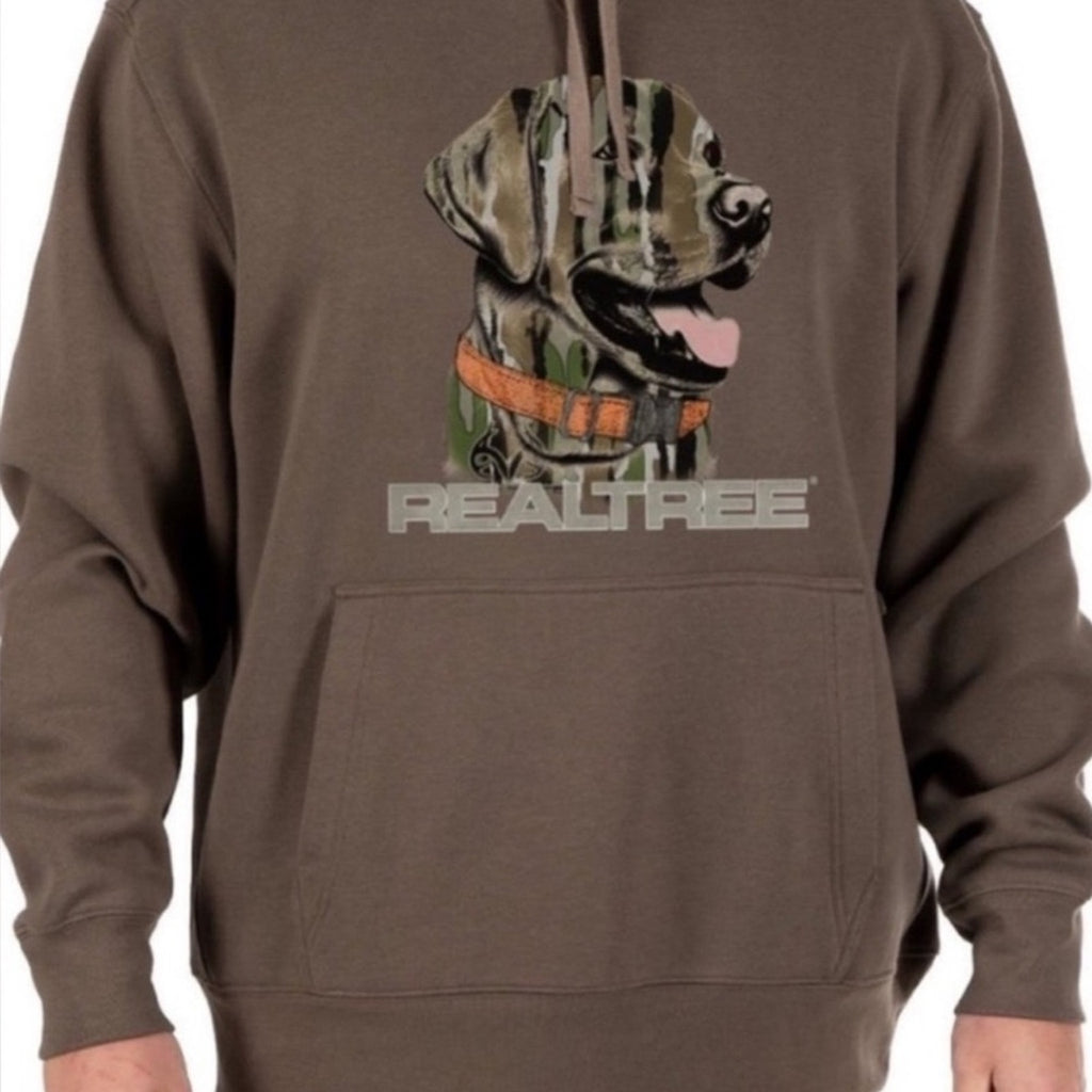 Realtree men’s  Beige Graphic Hoodie sweatshirt Large NWT