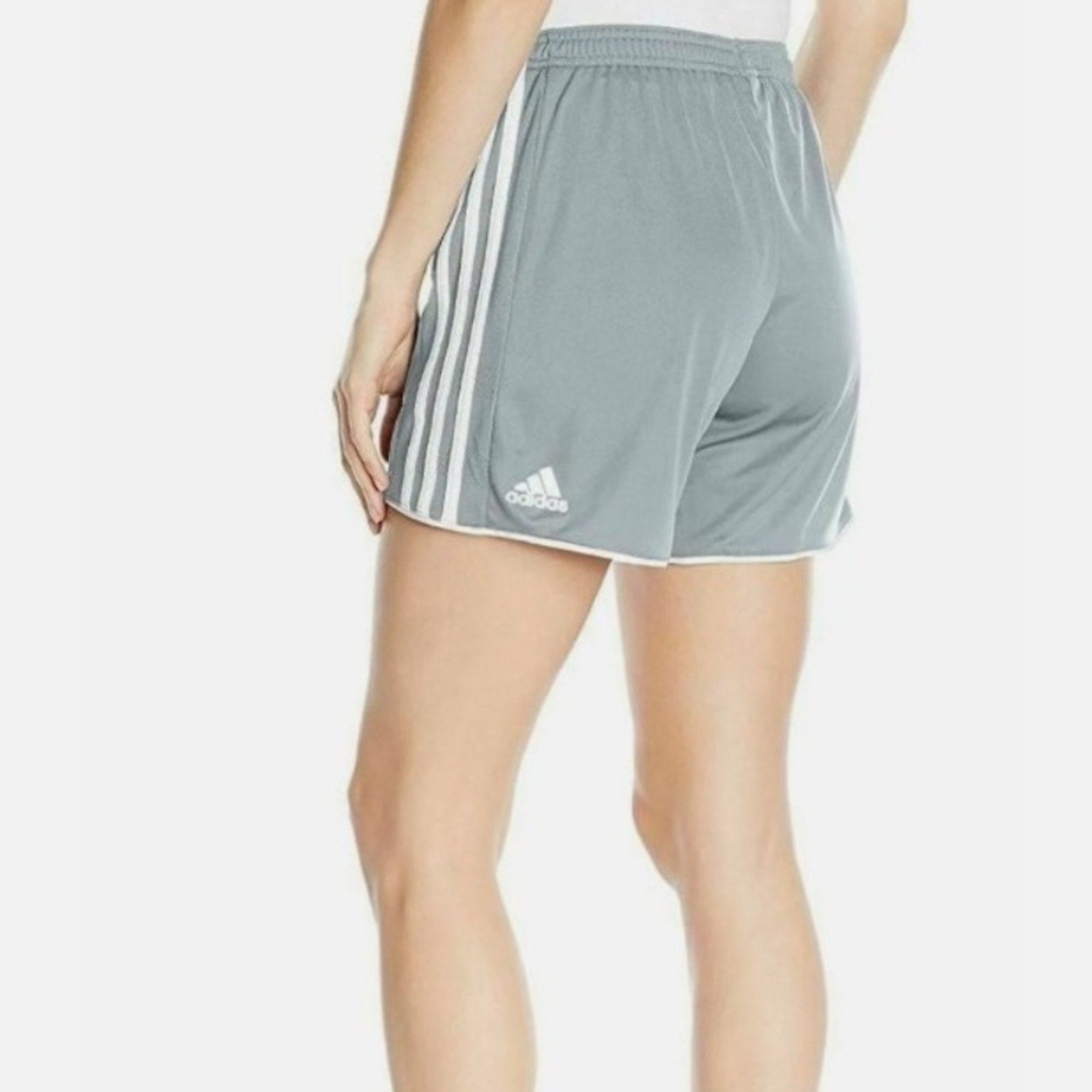 Adidas woman’s medium Light Gray Athletic Shorts Used