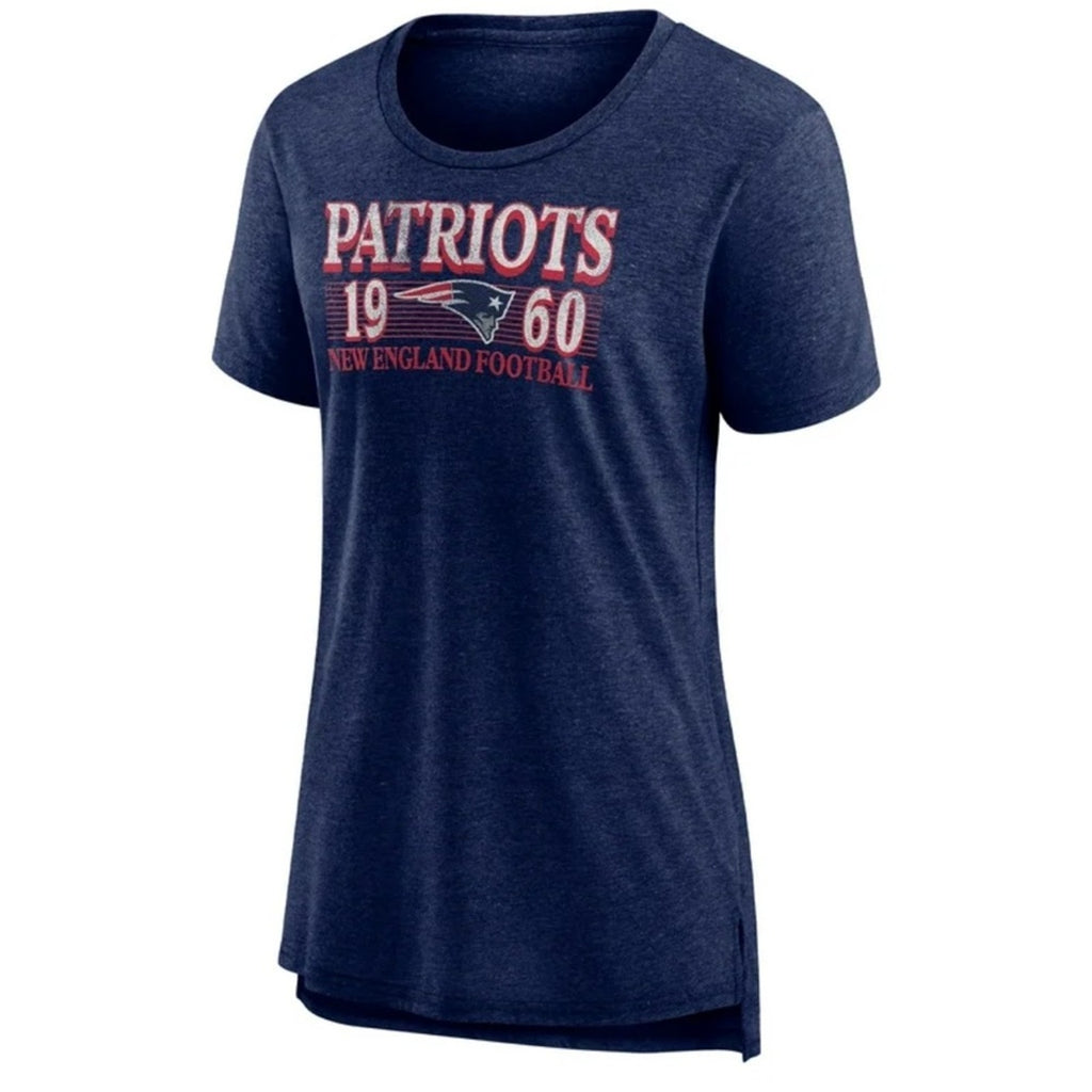 NFL Patriots woman’s ladies top short sleeve large Blue T-Shirt