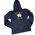 YALE Navy Hoodie with Bulldog Logo Yale unisex small used