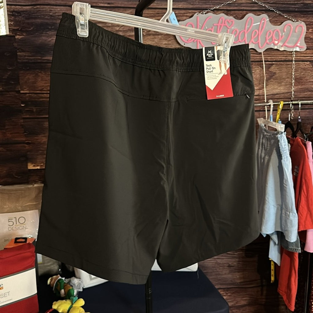 New men’s athletic  Member's Mark Tech Pull On Short - black xxl