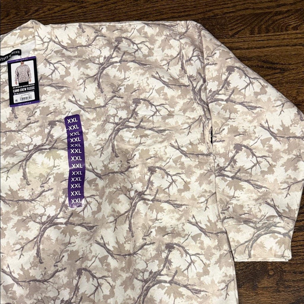 Camouflage Patterned Men's Sweater crewneck sweatshirt xxl