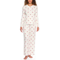 Loft woman’s Cream Pajamas with Red Bow Print XL NEW