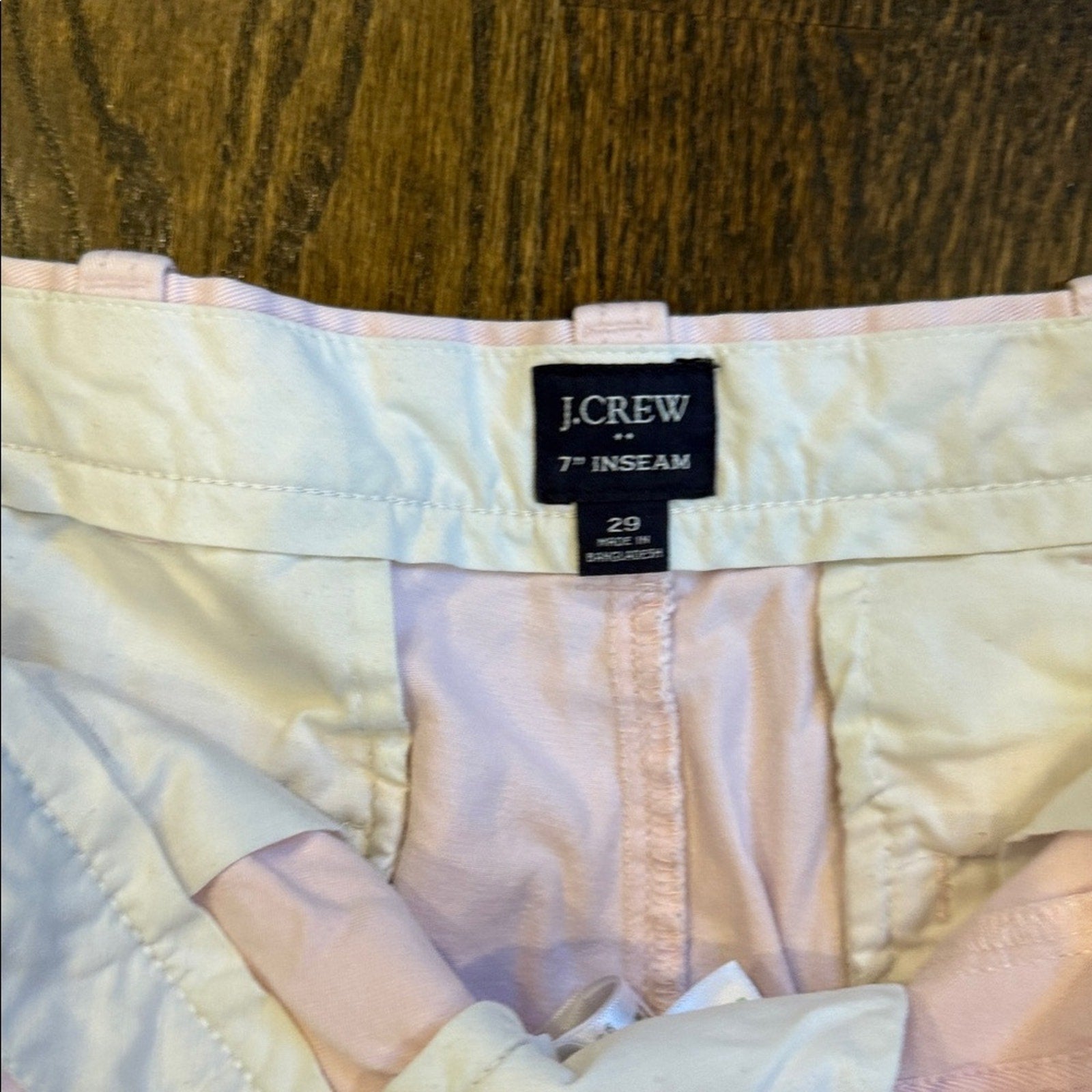 Women's Light Pink Shorts j.crew 29
