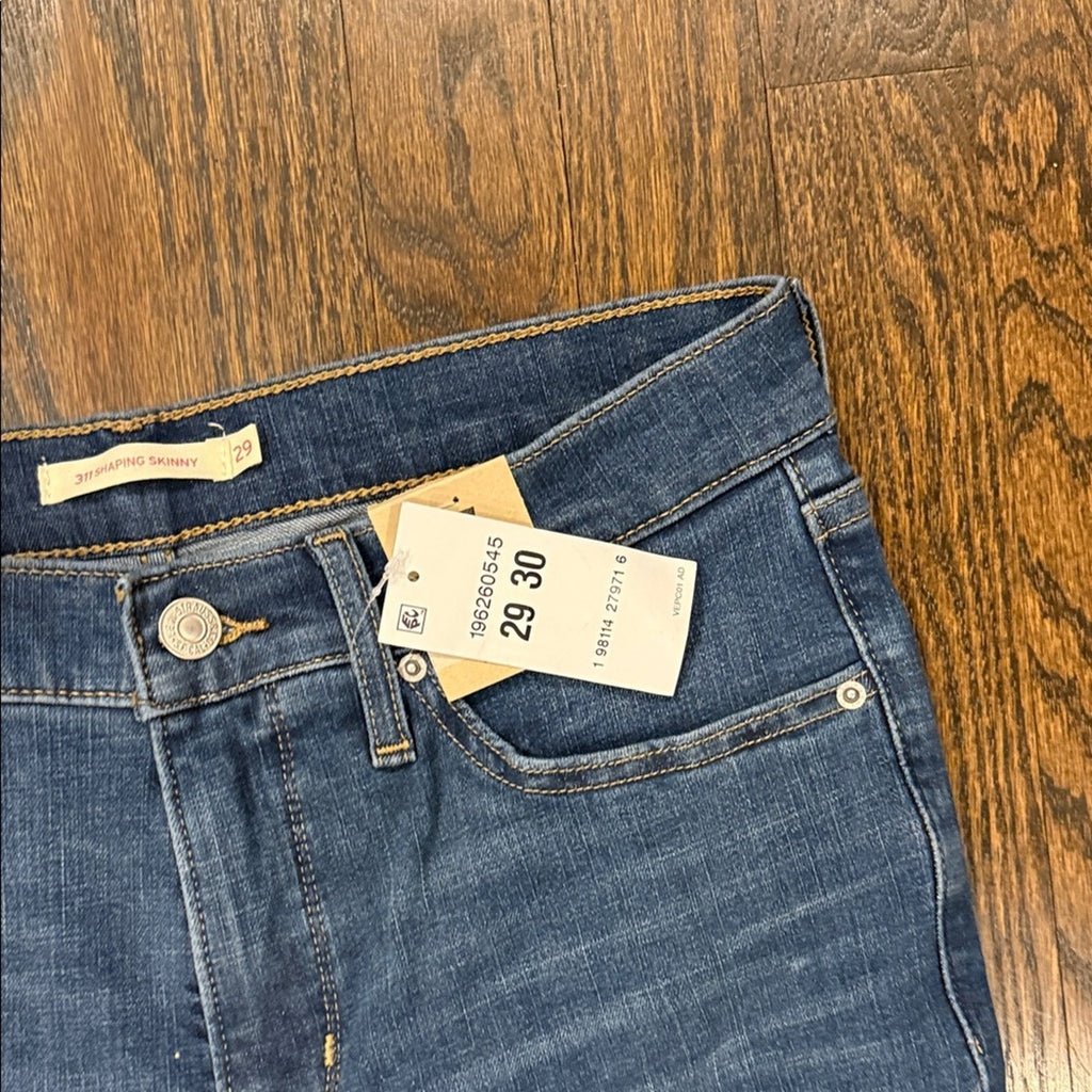 Levi's Indigo Denim Jeans 311 29x30 woman's