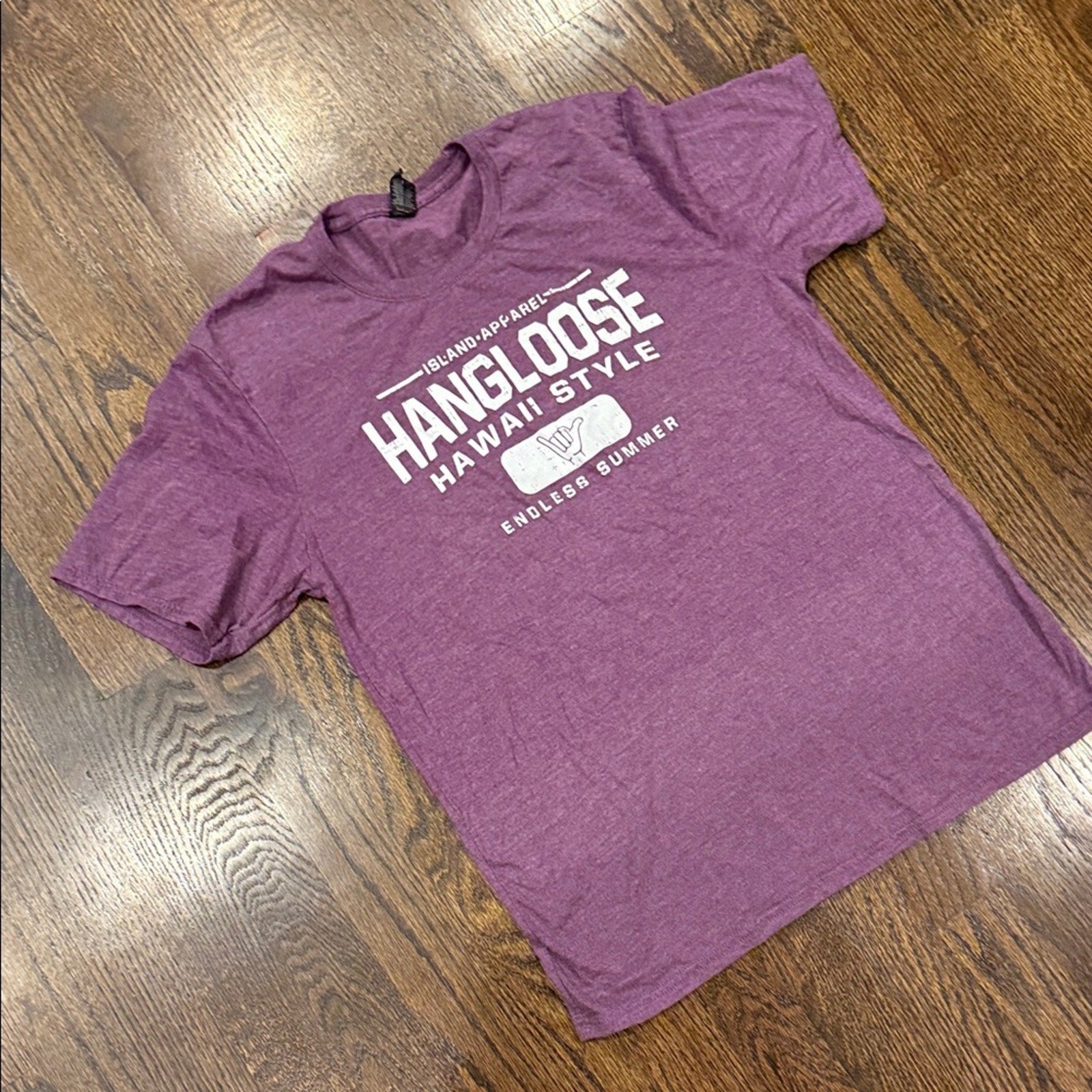 Hawaii Style Purple T-Shirt medium