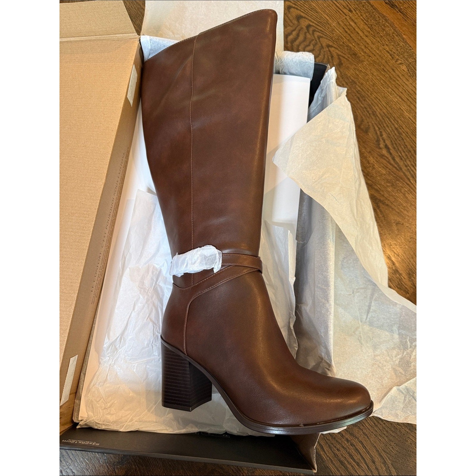 Wide Calf Boots Box - Cappuccino Jane size 9 tall boot wide