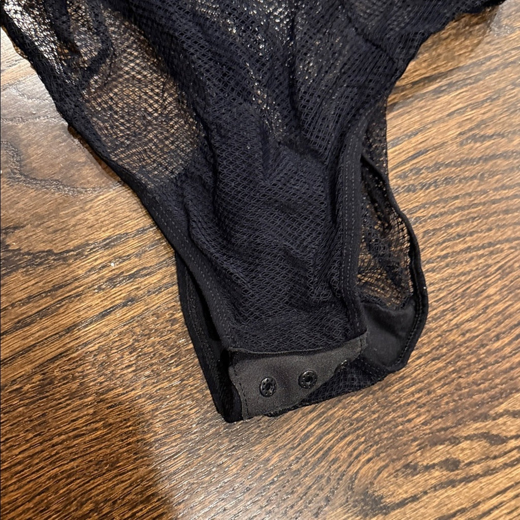 Black Mesh Bodysuit medium just sexy medium