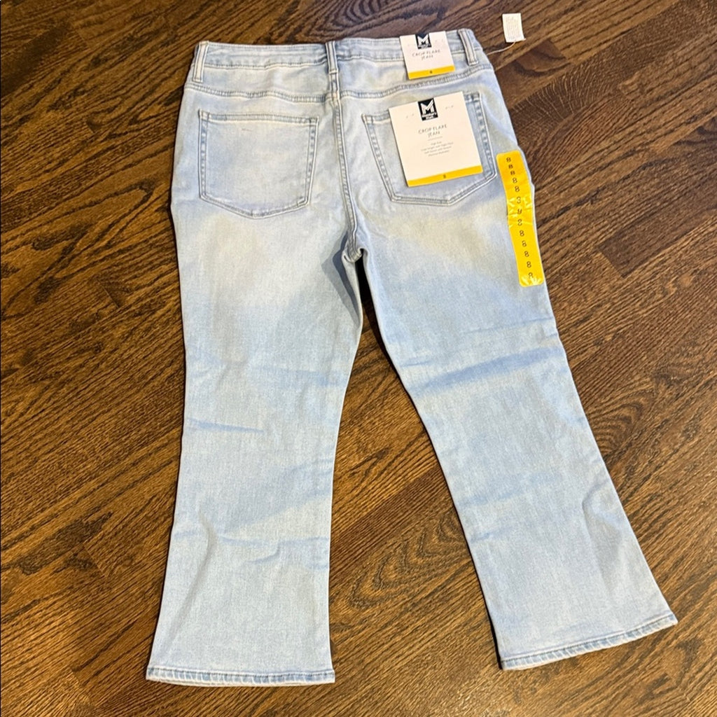 Light Blue Women's Jeans cropped capri members mark 8