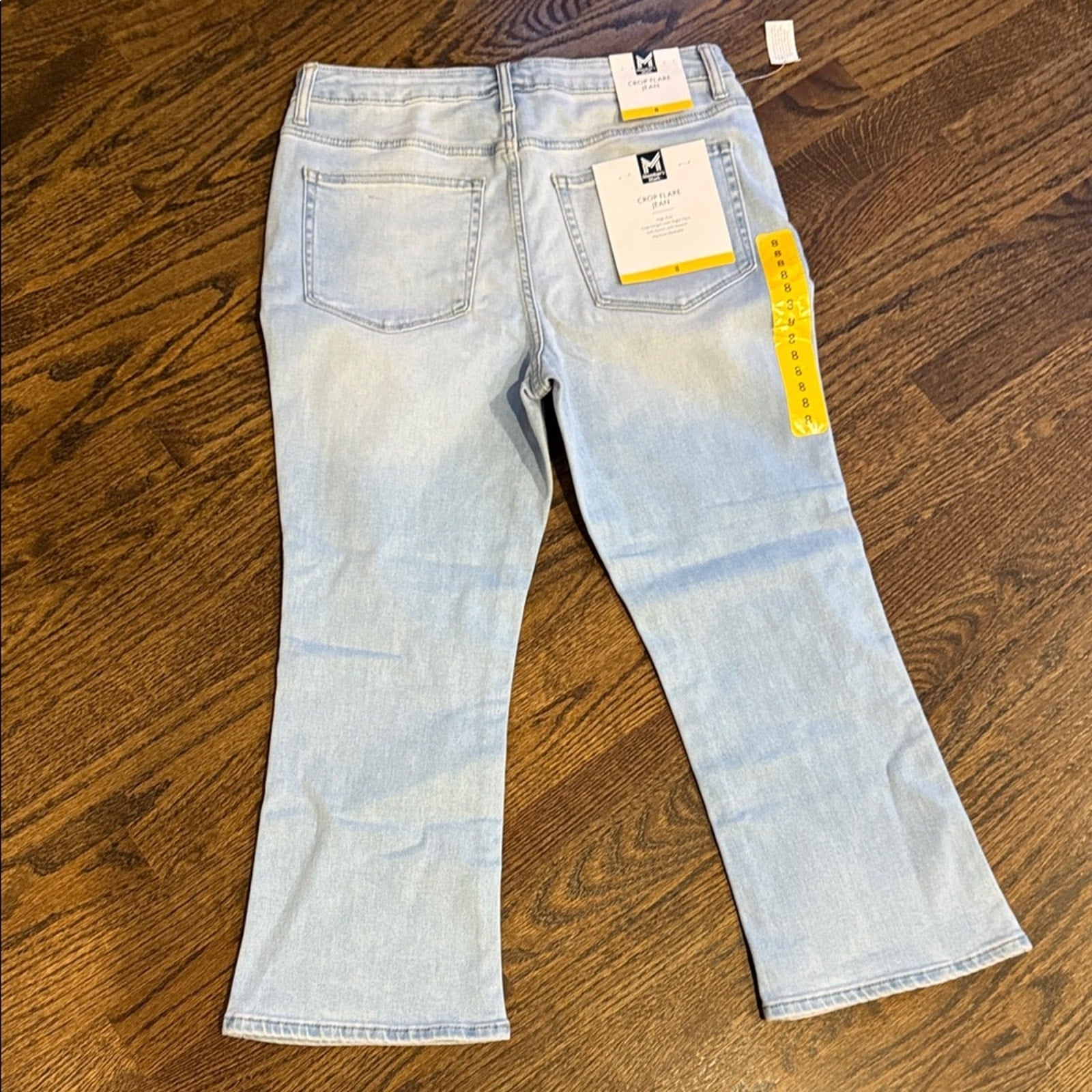 Light Blue Women's Jeans cropped capri members mark 8