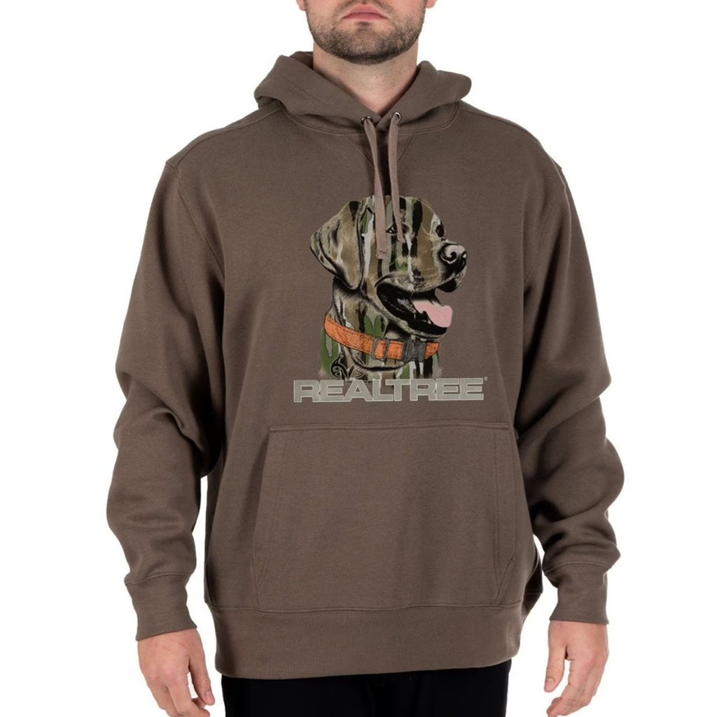 Realtree men’s  Beige Graphic Hoodie sweatshirt Large NWT
