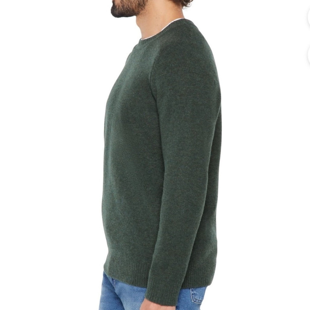 GAP Men's Forest Green Crewneck Sweater gap wool large