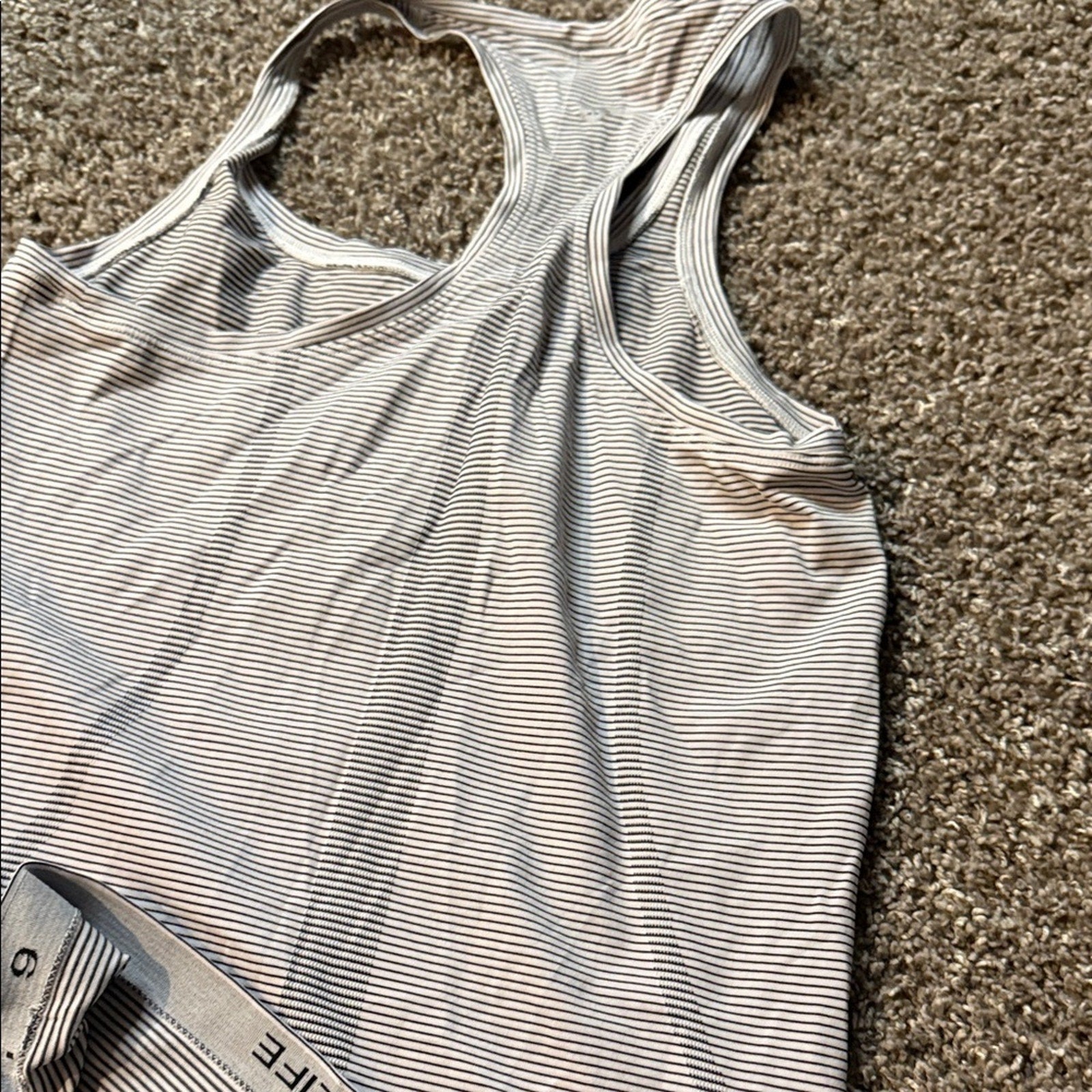 Women's Striped Tank Top Lululemon swift 6