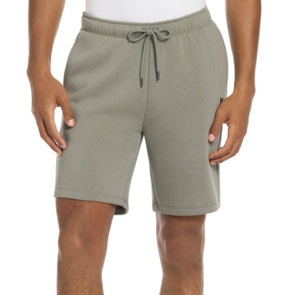 Hurley Men's Fleece Shorts - Olive xxl cozy shorts NEW