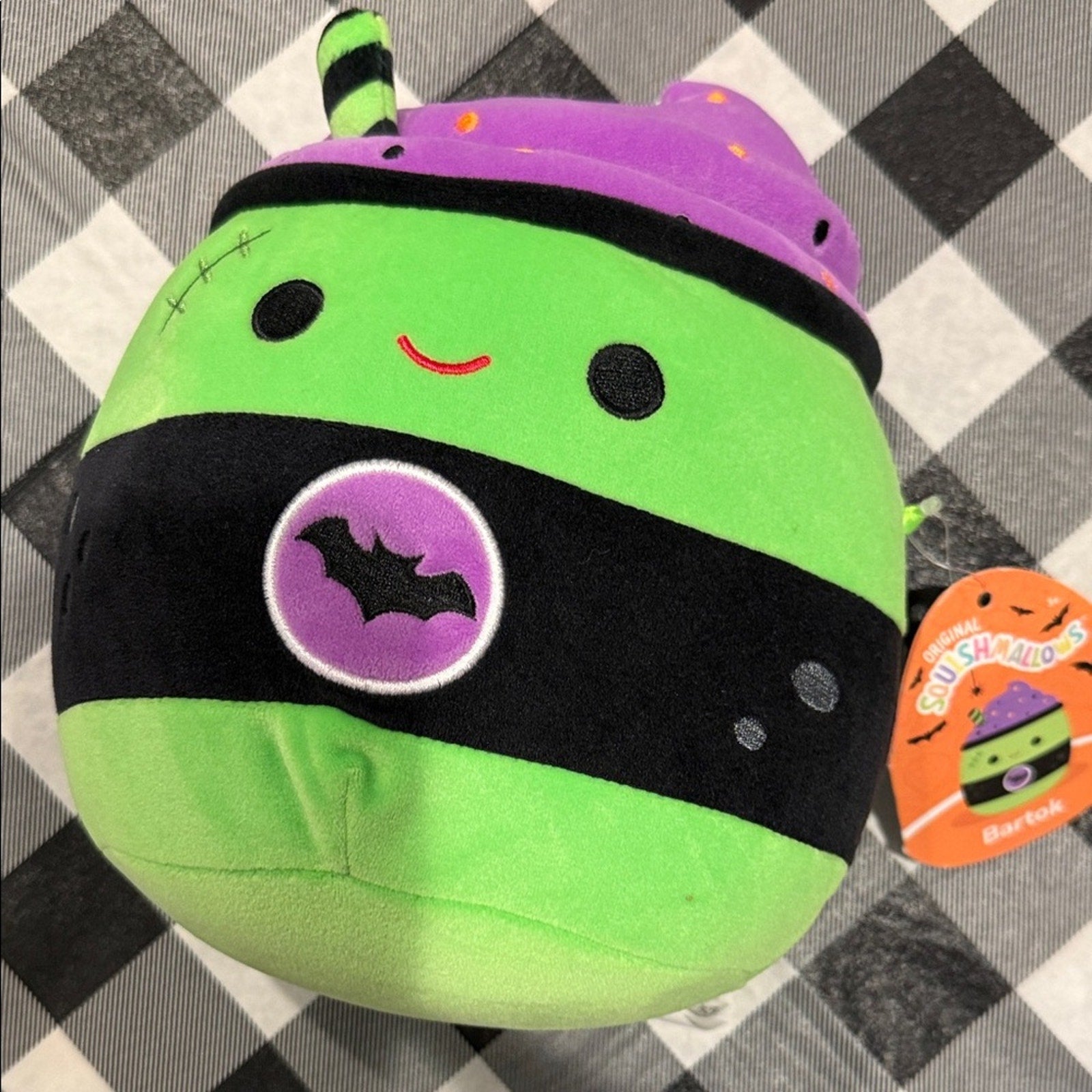 Squishmallows Green & Black Witch Plush Halloween Stuffed Animal Large NWT