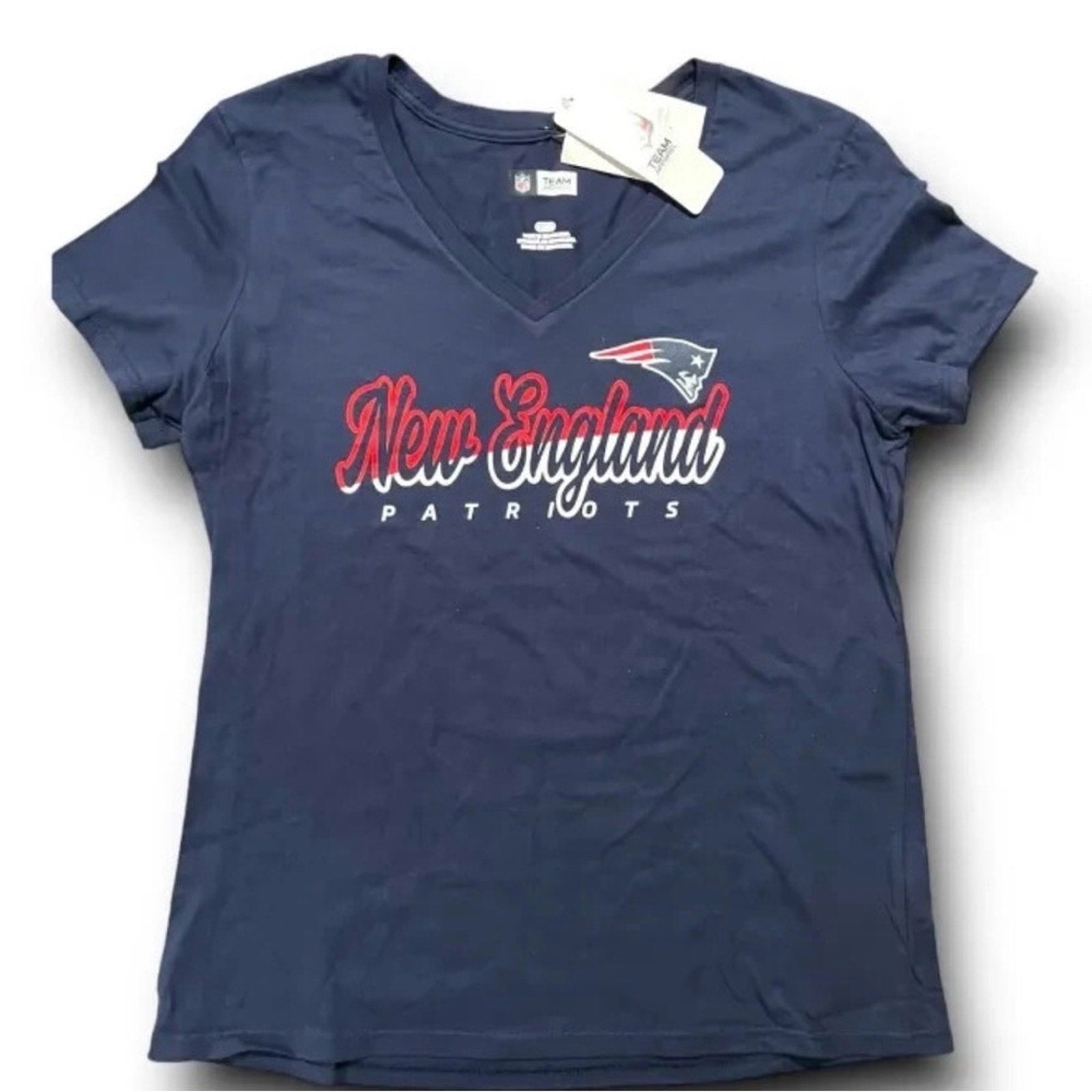 Women's England Patriots Navy T-Shirt NFL tshirt xl
