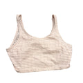 Pink Textured Crop Top express medium used