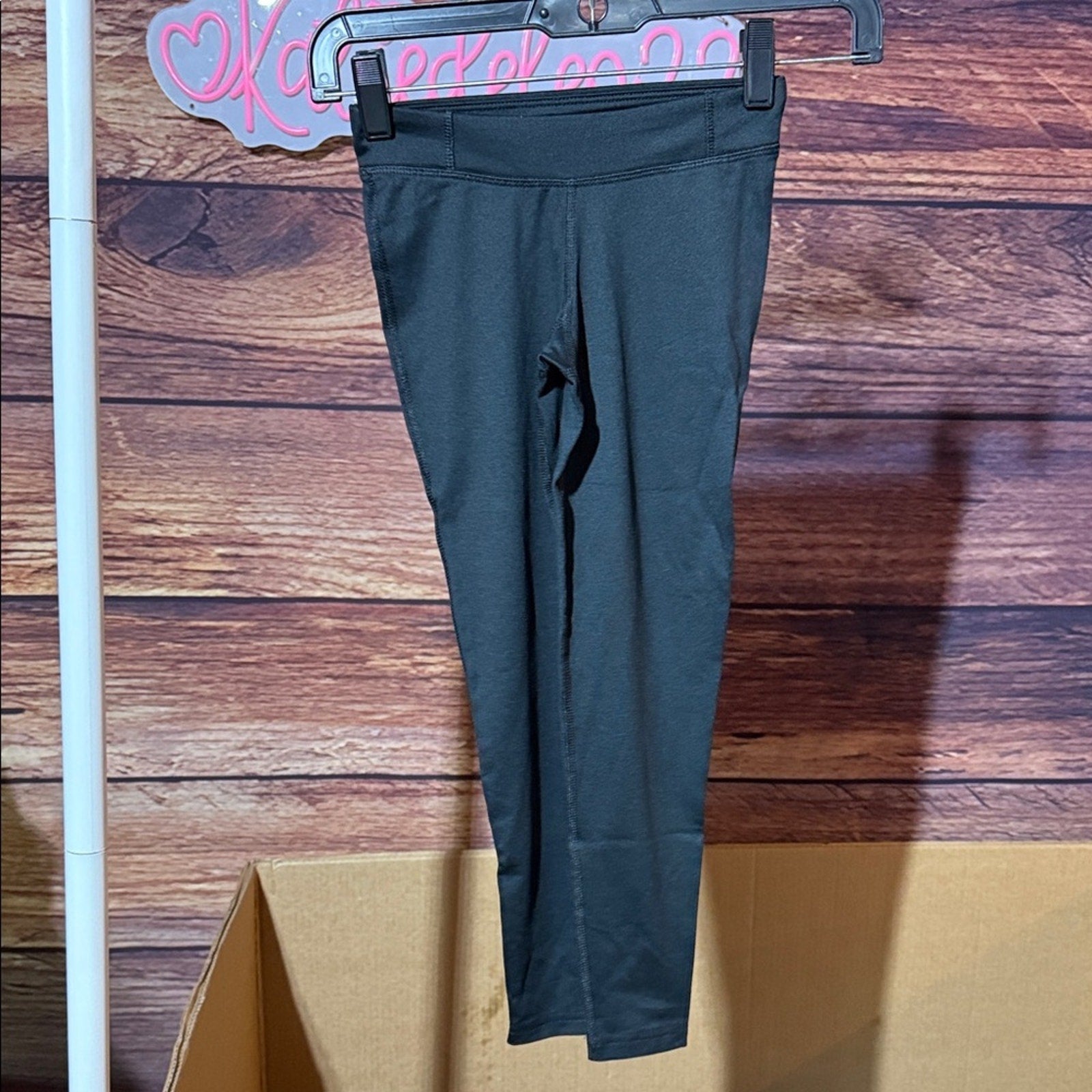 Champion Girls Black Activewear Leggings Size 6 New With Tags