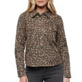 Express Leopard Print Button-Up Jacket woman’s large cheetah NEW