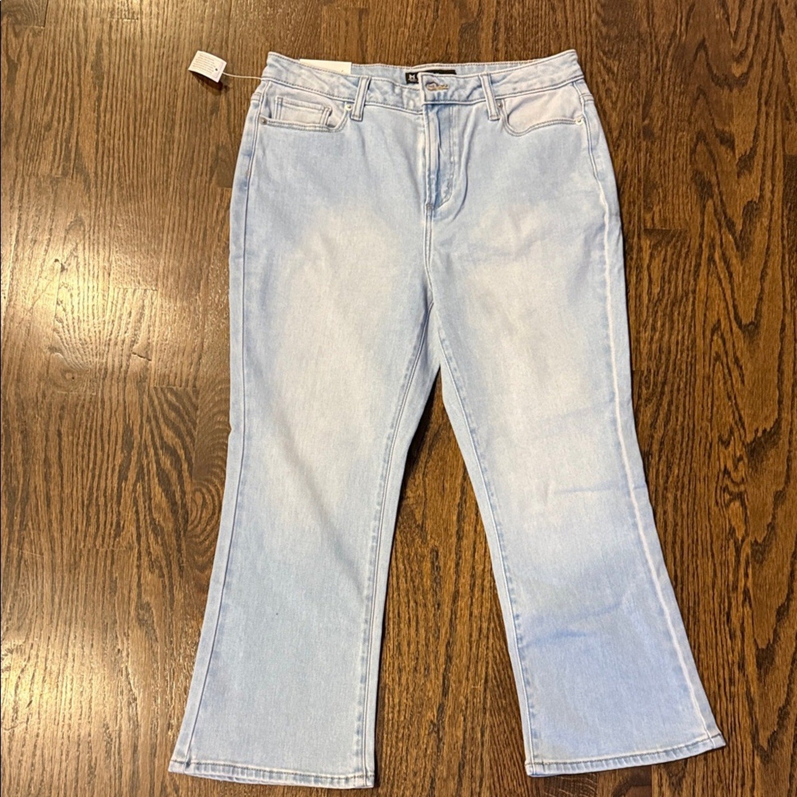 Light Blue Women's Jeans cropped capri members mark 8