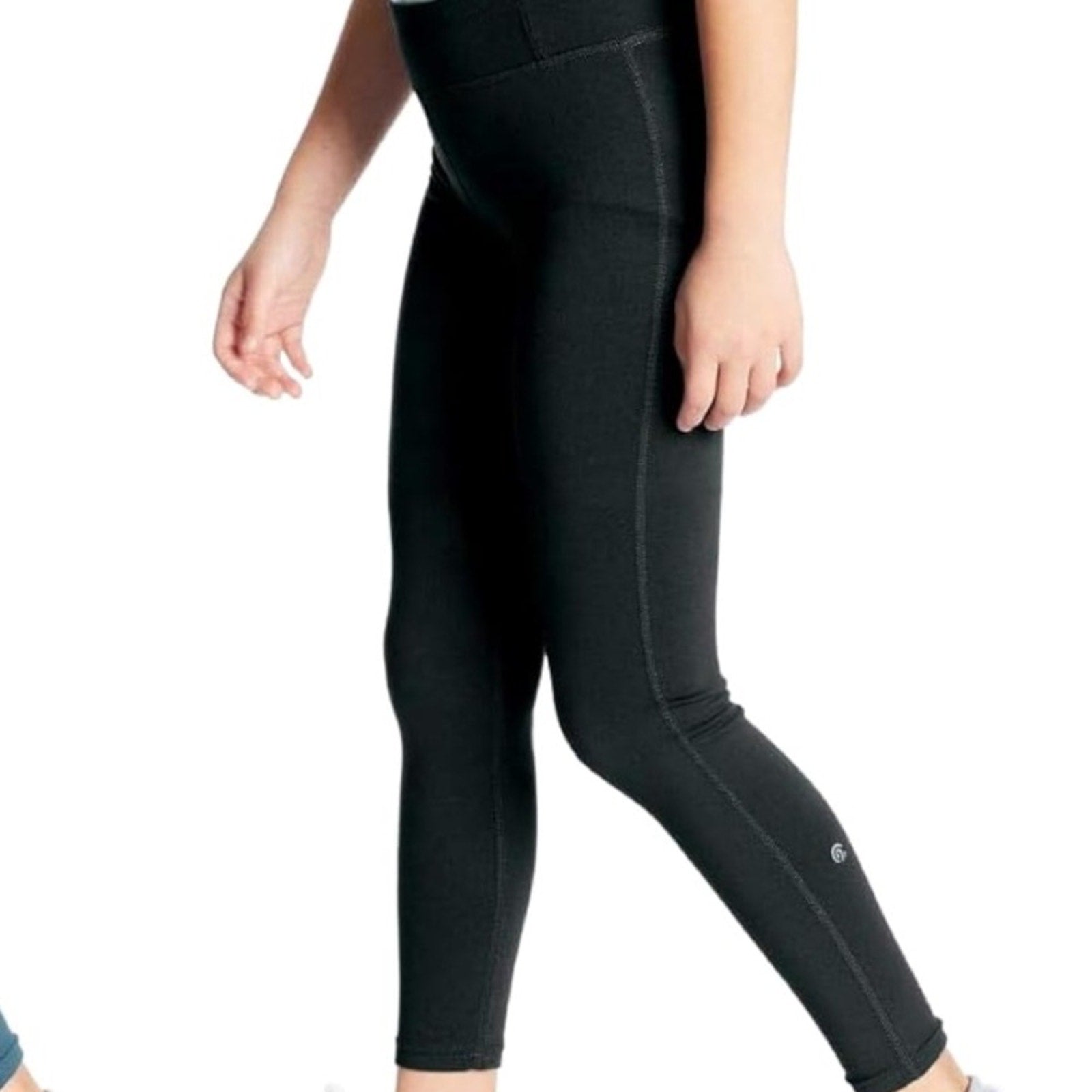 Champion Girls Black Activewear Leggings Size 6 New With Tags
