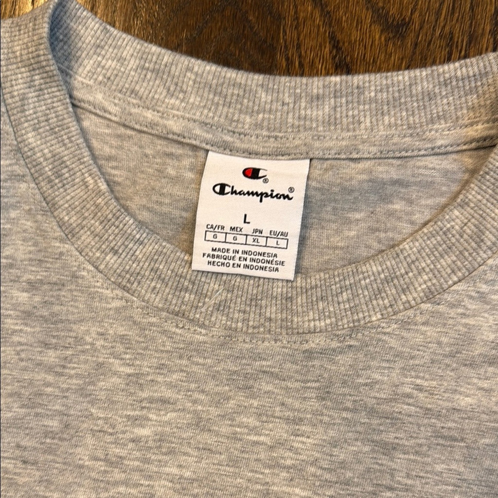 Champion Gray Men's T-Shirt champion tshirt Large NEW