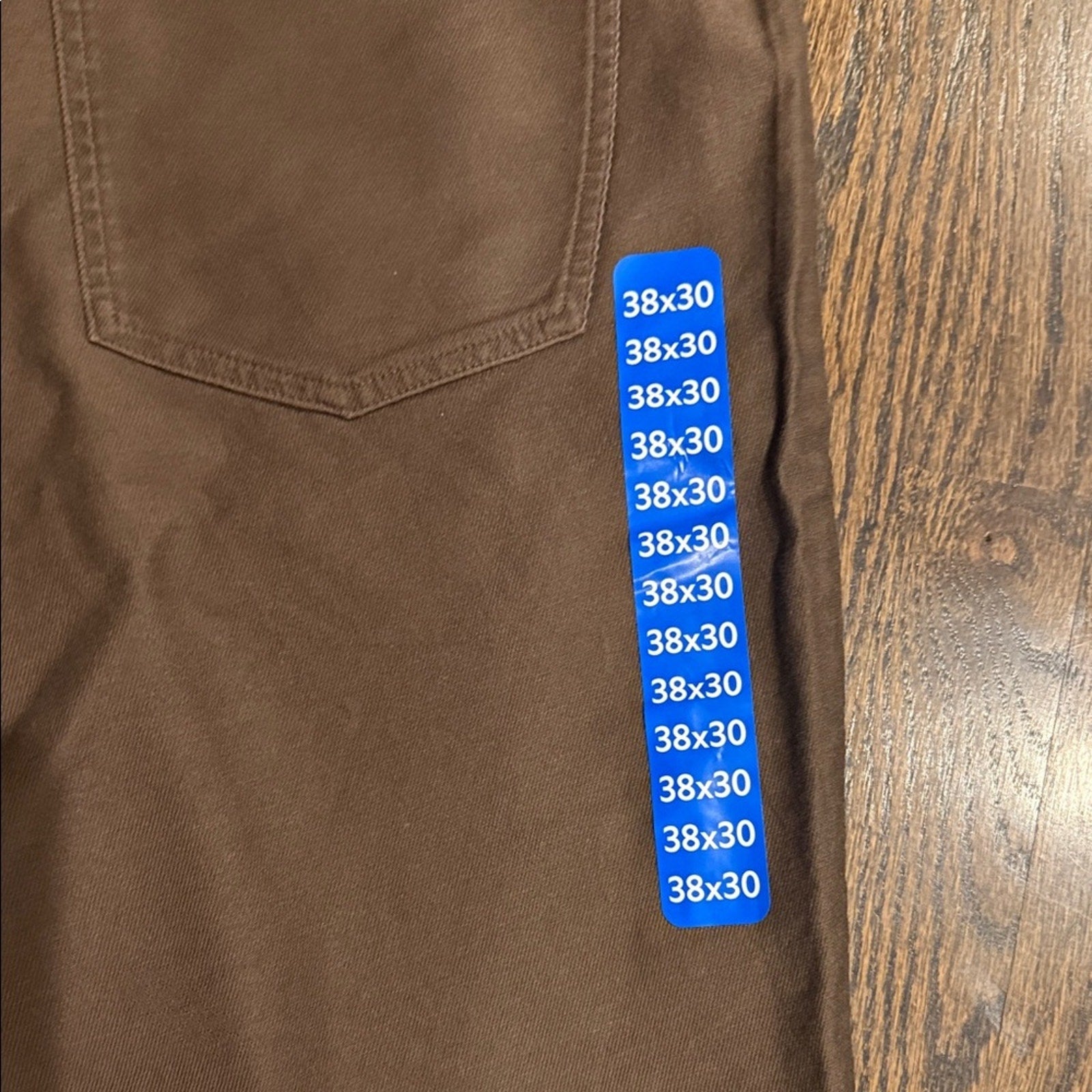 Land's End Men's Brown Pants 38x30 NEW