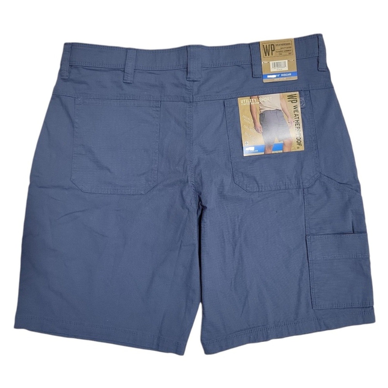 Weatherproof Men's Slate Cargo Shorts 40 NEW