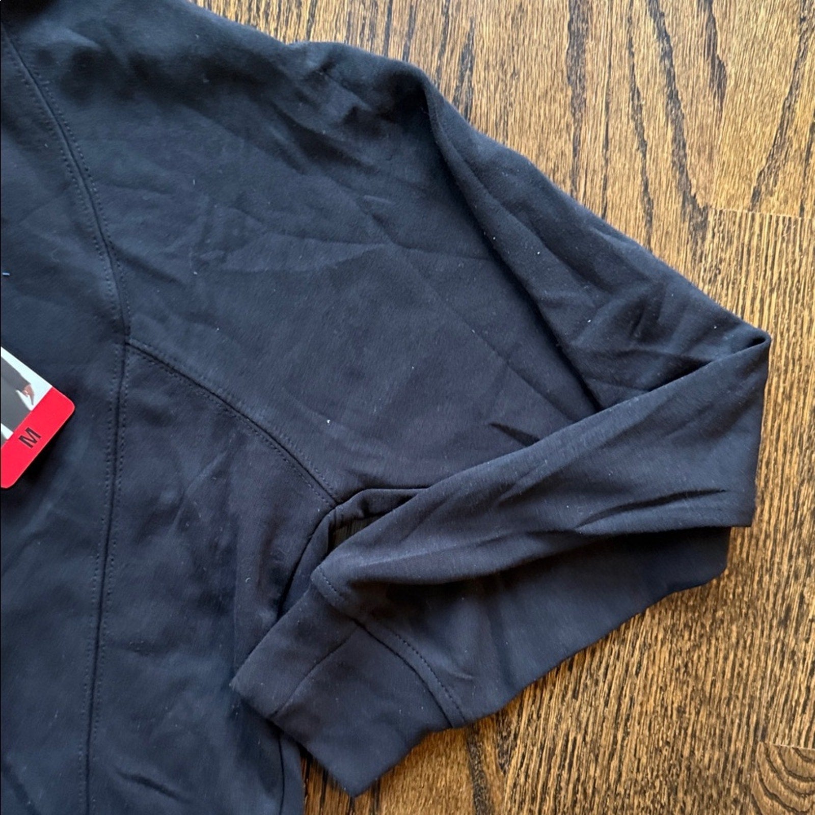Danskin Women’s Black Quarter-Zip Pullover Athletic Top Size M – NWT
