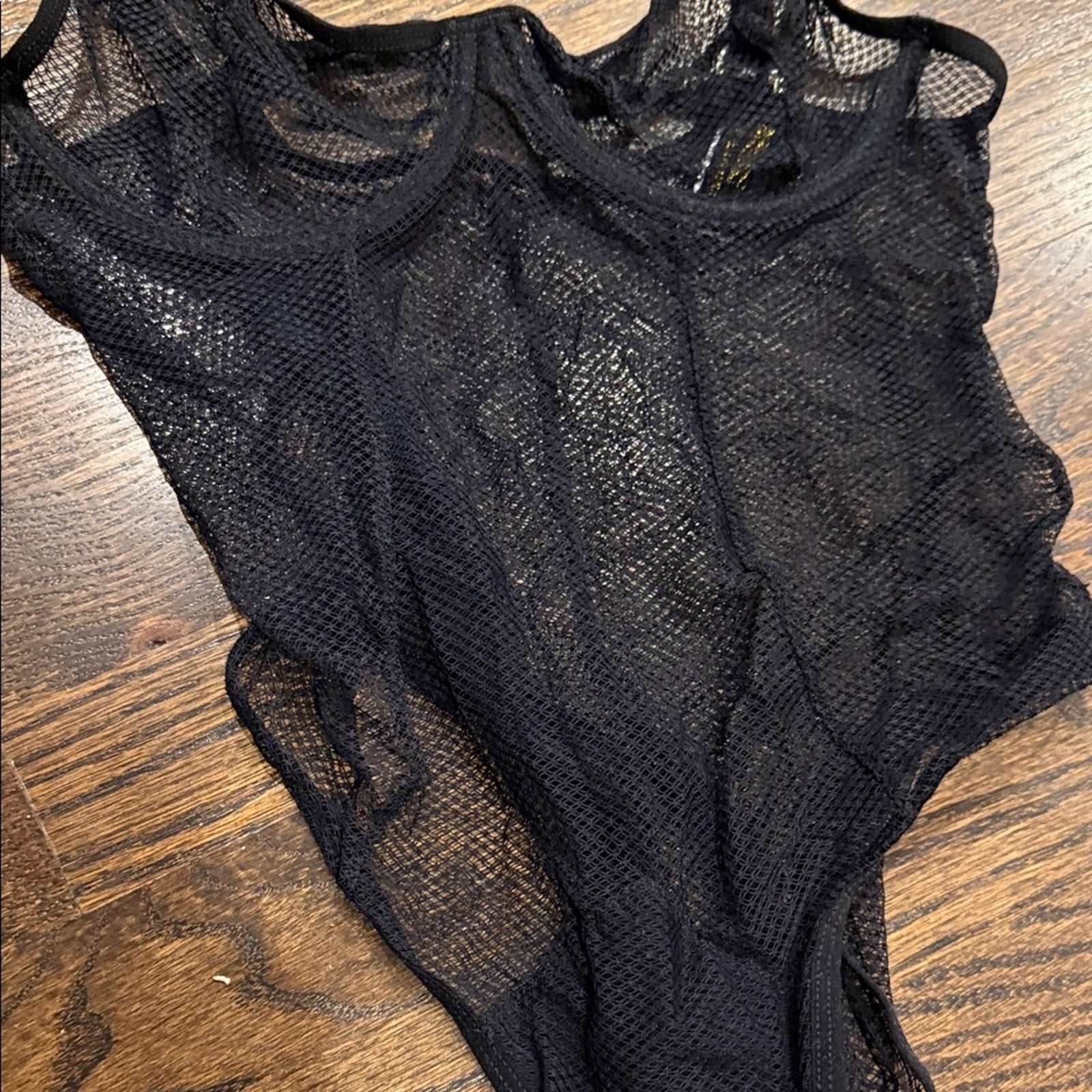 Black Mesh Bodysuit medium just sexy medium