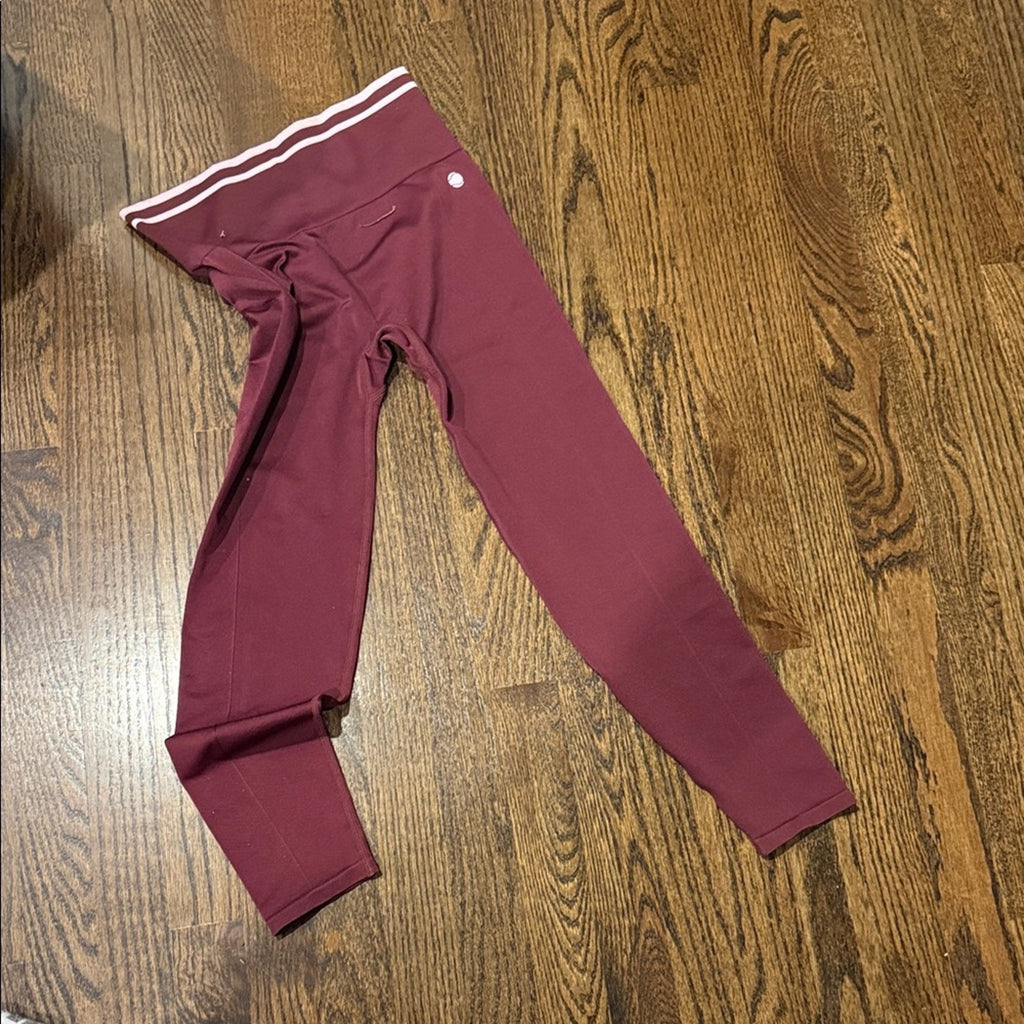 Penn medium leggings woman’s fitted Maroon Leggings for Women