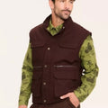 Woolrich Men's Brown Utility Vest vest utility vest NEW