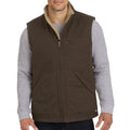 LEE New men’s brown Sherpa utility vest XL