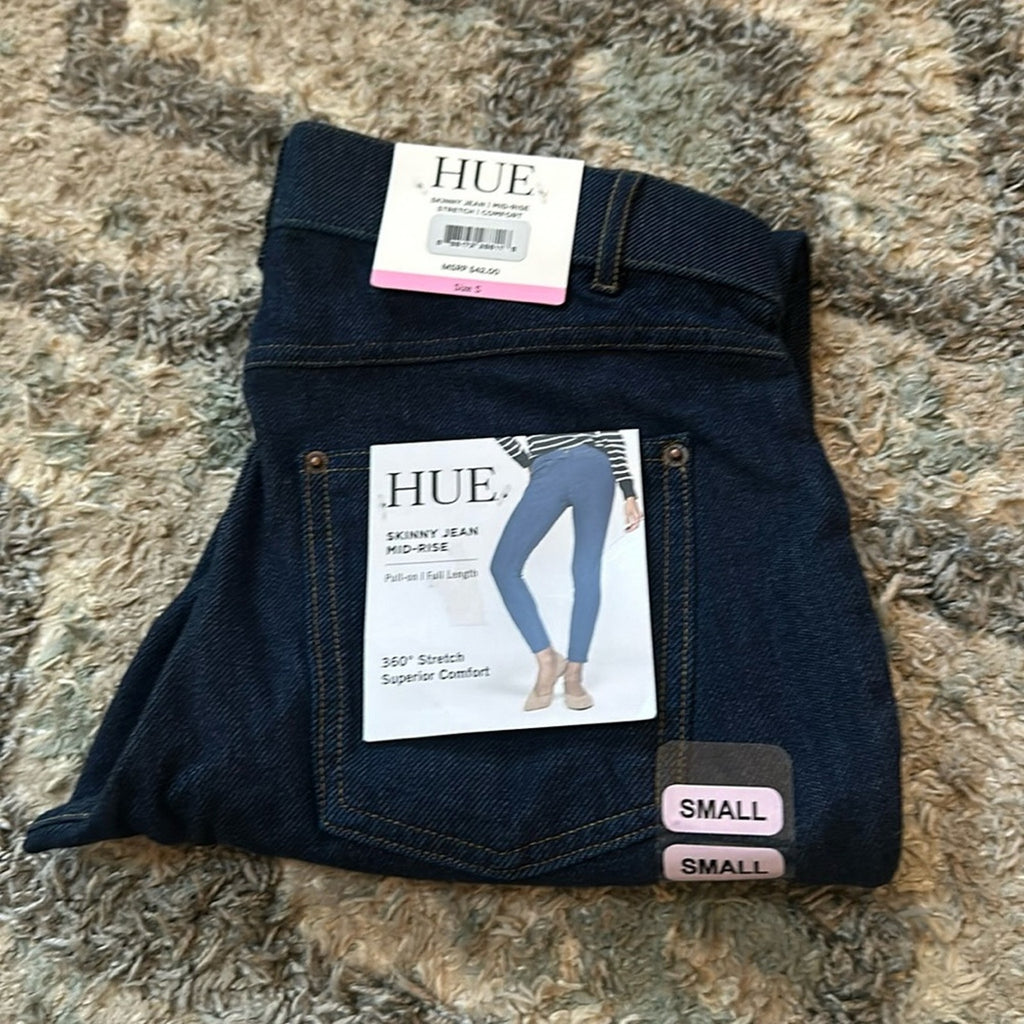 HUE New women’s leggings medium  , stretchy skinny, jean jegging