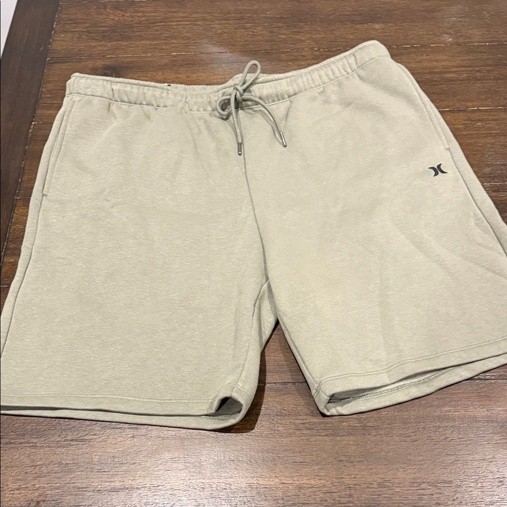 Hurley Men's Fleece Shorts - Olive xxl cozy shorts NEW