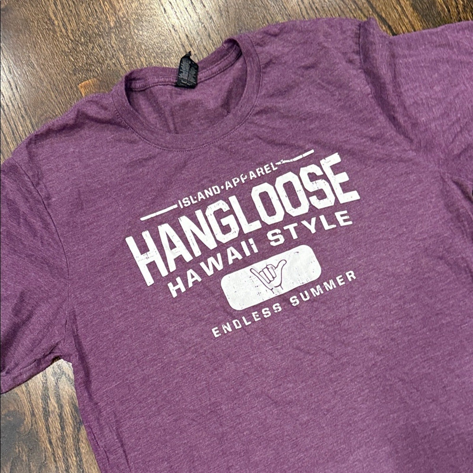 Hawaii Style Purple T-Shirt medium