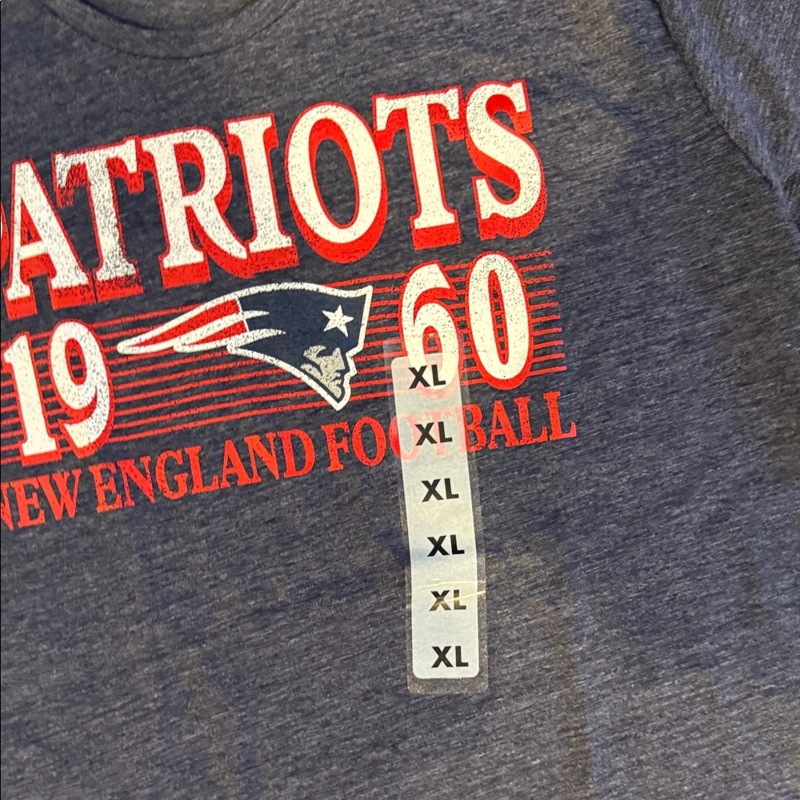 Patriots woman’s XL Blue T-Shirt tee nfl new