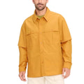 Woolrich Yellow Button-Up Shirt men's  fishing size small NEW