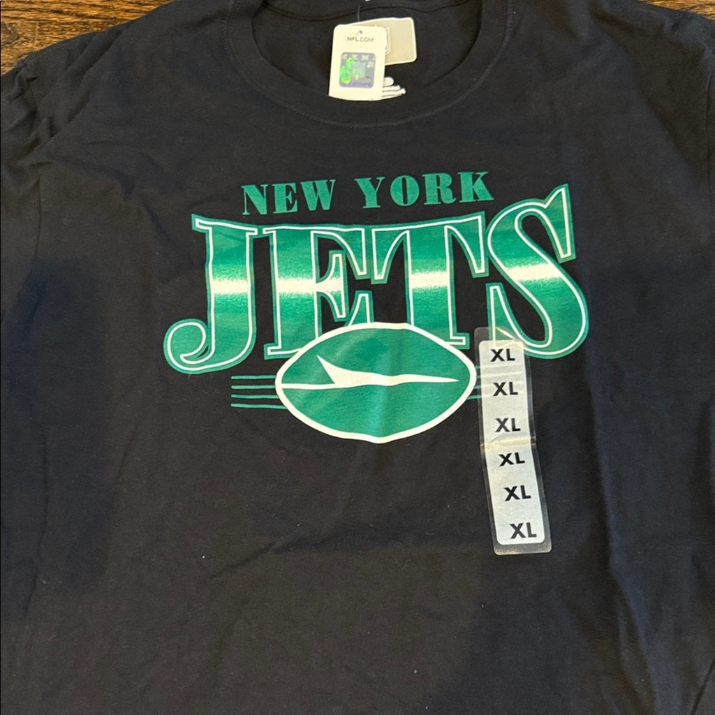 New York Jets Black T-Shirt unisex xl