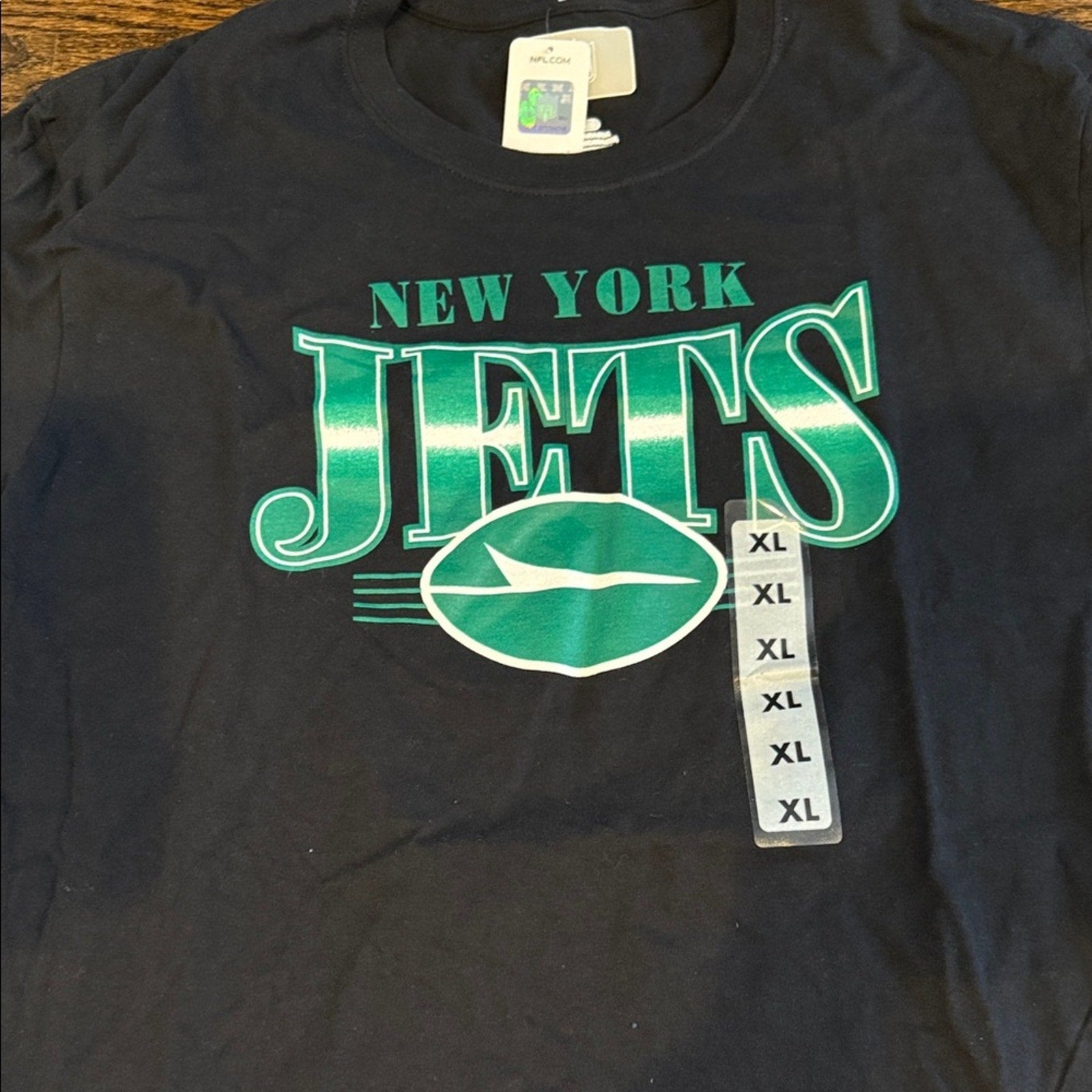 New York Jets Black T-Shirt unisex xl