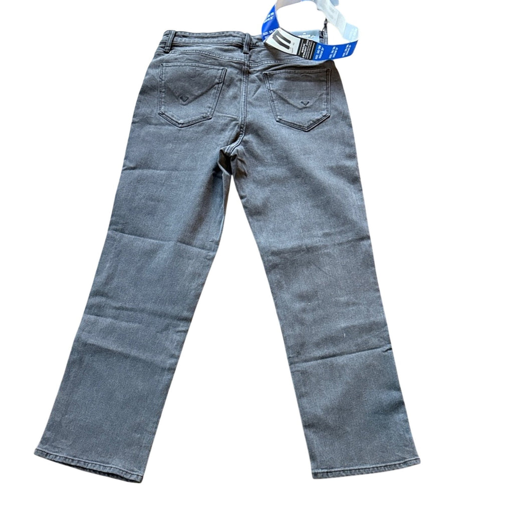 Gray Straight-Leg Jeans Hudson 30 Women's